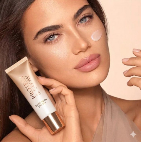 Anti-Muka Shimering Abu-abu, Spill 4 Sunscreen Serum Biar Kulit Slay