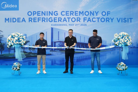 Midea Bangun Pabrik Kulkas Terbesar di Indonesia, Produksi Bisa Tembus 2 Juta Unit!