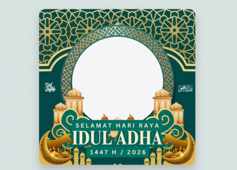 20 Link Twibbon dan Ucapan Iduladha 2026 Paling Estetik Buat Update Story WA dan Instagram