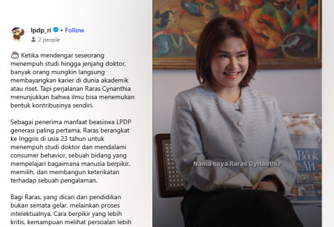 Ada Alumnus Beasiswa LPDP di Balik Sukses Kopikina, Ini Kisah Inspiratif Raras Cynanthia