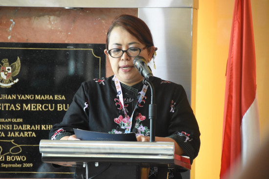 Wakil Rektor Bidang Kemahasiswaan dan Kerja Sama UMB, Irmulansati Tomohardjo. Foto: UMB