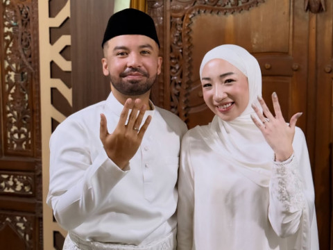 Hassan Alaydrus Lepas Status Duda, Nikahi Audrey Jesslyn di KUA Tebet