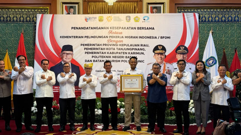 Kolaborasi Menteri Mukhtarudin dan Gubernur Ansar Ahmad Bangun Ekosistem Migrasi Aman dari Hulu ke Hilir