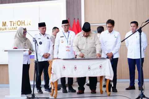 Presiden Prabowo Resmikan RSUD KH Muhammad Thohir Hari Ini