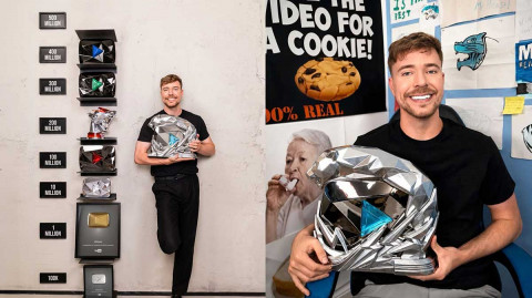MrBeast Pecahkan Rekor Dunia, YouTuber Pertama yang Tembus 500 Juta Subscriber