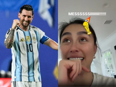 Agnez Mo Histeris Messi Cetak Hattrick di Piala Dunia 2026