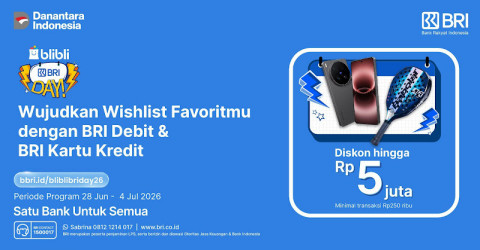 Belanja Lebih Hemat di Blibli dengan Beragam Promo Spesial BRIDAY