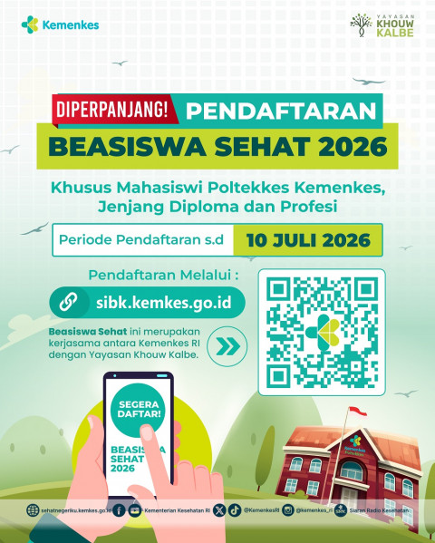 Pendaftaran Beasiswa SEHAT Kemenkes 2026 Diperpanjang! Cek Syarat dan Cara Daftarnya
