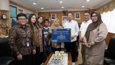 TASPEN Salurkan Manfaat JKK dan JKM Rp1,08 Miliar Kepada Dua Keluarga ASN di Kepulauan Riau