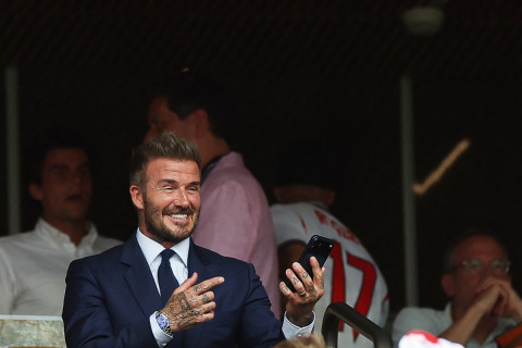 David Beckham Rayakan Kemenangan Inggris ke Semifinal Piala Dunia