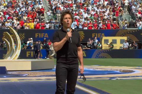 Tom Cruise Buka Final Piala Dunia 2026 dengan Pidato Menyentuh soal Persatuan Dunia