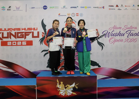Kris Dayanti Sabet 2 Medali Emas di Kejurnas Wushu 2026