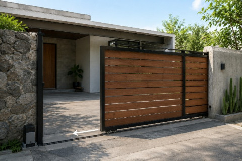 5 Model Pagar Geser Minimalis yang Lagi Tren untuk Rumah Modern