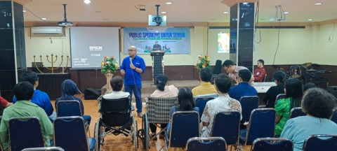 Pelatihan Public Speaking untuk Disabilitas, Yaski dan SDC Cetak MC Profesional