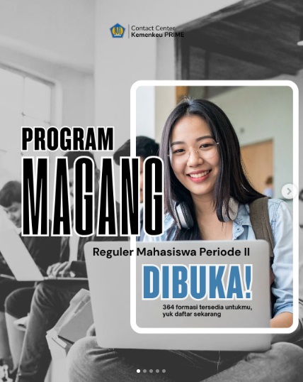 Kemenkeu Buka Lowongan Magang Reguler Periode II 2026: Tersedia 364 Formasi, Cek Syarat dan Cara Daftar