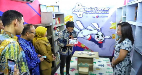 LapakMain Corner di RPTRA Tunas Muda: Ruang Aman Anak di Era Digital
