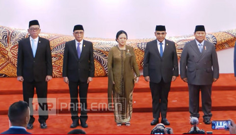Puan Maharani Tampil Hijau Olive di Sidang Tahunan, Kebayanya Bikin Salah Fokus