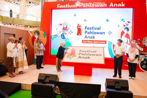Deretan Publik Figur Suarakn Perlindungan Anak di Festival Pahlawan Anak