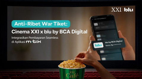 Jumat Hemat Cinema XXI dan blu by BCA Digital, Nonton Dapat Cashback 20 Persen