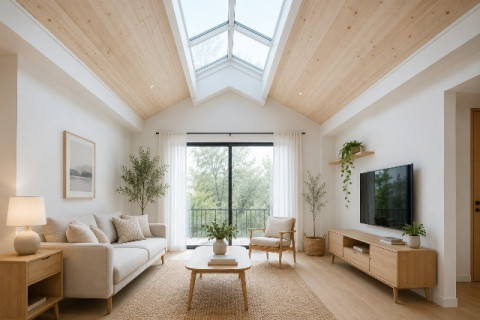 Bikin Rumah Makin Hangat, Ini 5 Inspirasi Plafon Kayu Unik