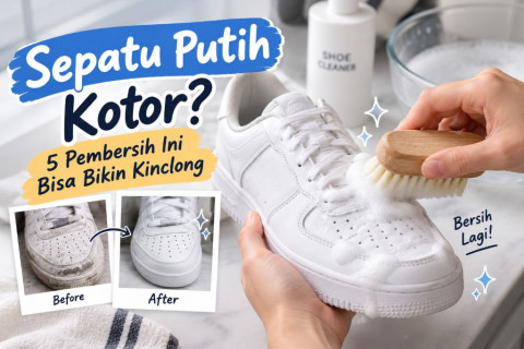 Sepatu Putih Kotor? 5 Pembersih Ini Bisa Bikin Kinclong