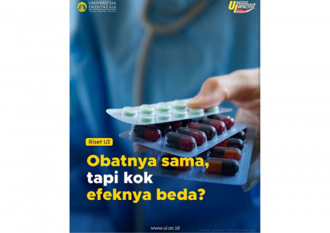 Tak Semua Sama, Riset UI Buktikan Faktor Genetik Atur Metabolisme Obat dalam Tubuh