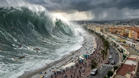 Belajar dari Prancis, Begini Pentingnya Jalur Evakuasi Saat Tsunami Datang Mendadak di Indonesia
