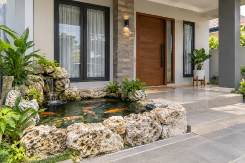5 Model Kolam Ikan Minimalis untuk Teras Rumah, Bikin Suasana Lebih Asri