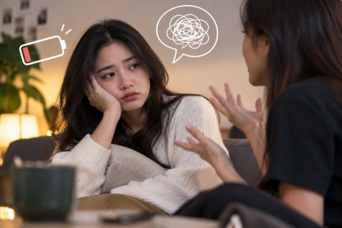 Suka Capek Habis Dengerin Curhat? Ini Sebabnya