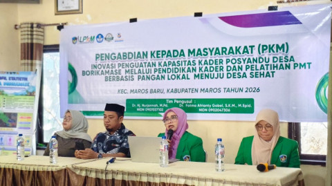 Cegah Stunting, Dosen UMI Latih Kader Posyandu Borikamase Olah Pangan Lokal