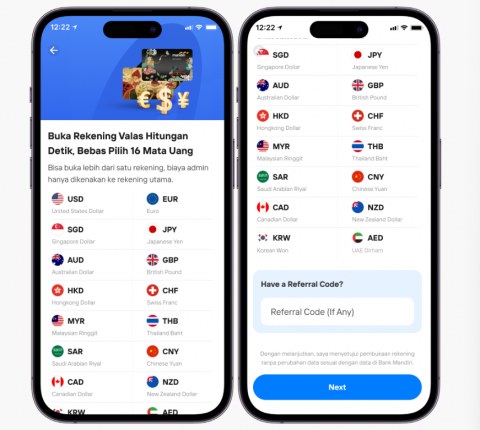 Siap Liburan Bebas Cemas: Cara Mudah Buka Tabungan Valas di Livin’ by Mandiri