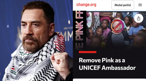 Javier Bardem Dukung Petisi Pencopotan P!nk sebagai Duta UNICEF, Ini Alasannya