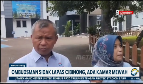 Ombudsman Temukan 10 Kamar dengan Fasilitas Mirip Apartemen di Lapas Cibinong