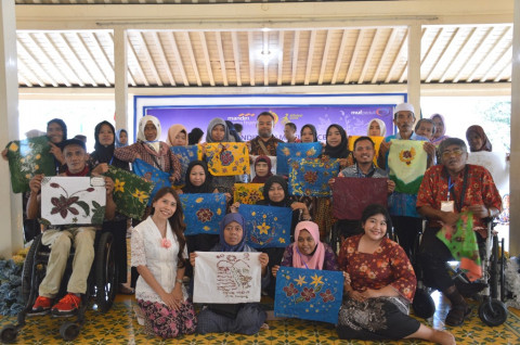 Keren Parah! MUF Rangkul 100 Teman Disabilitas di Jogja Lewat Seni Membatik