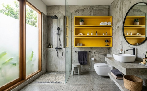 6 Inspirasi Kamar Mandi Minimalis, Cantik dan Nyaman Digunakan