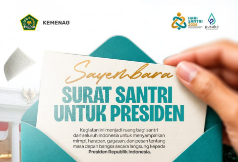 Kemenag Gelar Sayembara 'Surat Santri untuk Presiden' hingga 2 Oktober, Gas Daftar!