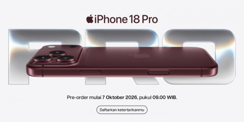 iPhone 18 Pro Resmi Masuk Indonesia, Pre-order Dibuka 7 Oktober 2026
