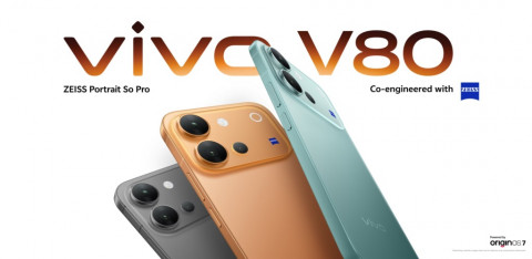 Vivo V80 Diperkenalkan Lebih Dulu di India: Baterai 7.200mAh, Layar AMOLED 144Hz, dan Kamera Zeiss