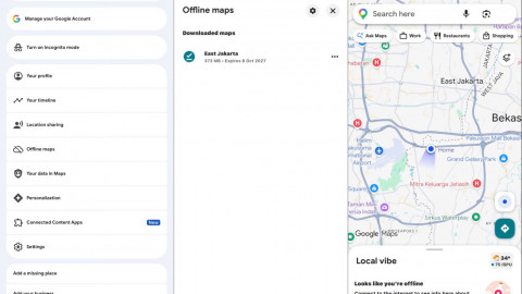 Cara Pakai Google Maps Offline, Bisa Navigasi Tanpa Internet
