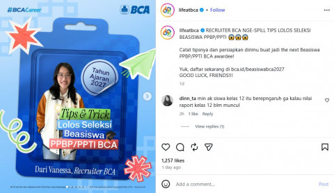 Tips dan Trik Lolos Seleksi PPBP-PPTI BCA 2027, Cek Tahapan dan Cara Mendaftarnya