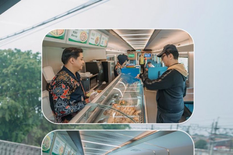 Warteg On Train Resmi Hadir, Sensasi Makan Warteg di Kereta Api