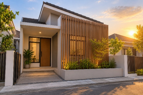 5 Desain Rumah Menghadap Barat untuk Mengurangi Panas Matahari