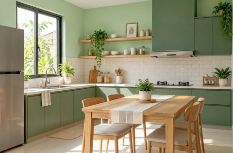 Ingin Dapur Terlihat Cerah? Coba 5 Warna Cat Ini