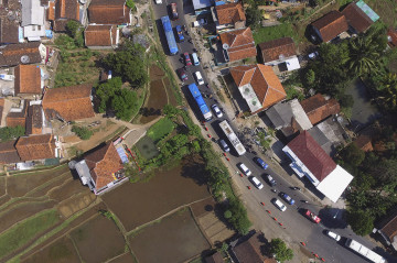 Polisi Berlakukan Sistem Satu Arah di Jalur Nagreg
