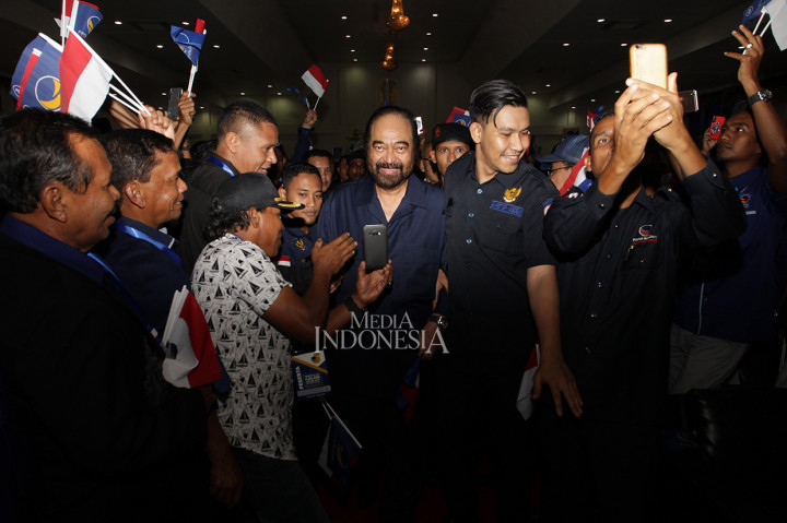 Surya Paloh Buka Pembekalan Caleg NasDem di Aceh