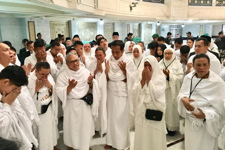 Umrah, Jokowi Masuk ke Dalam Kakbah