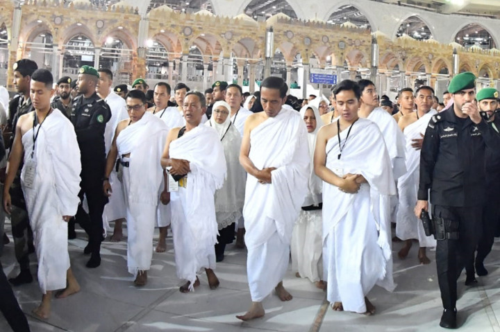 Umrah, Jokowi Masuk ke Dalam Kakbah
