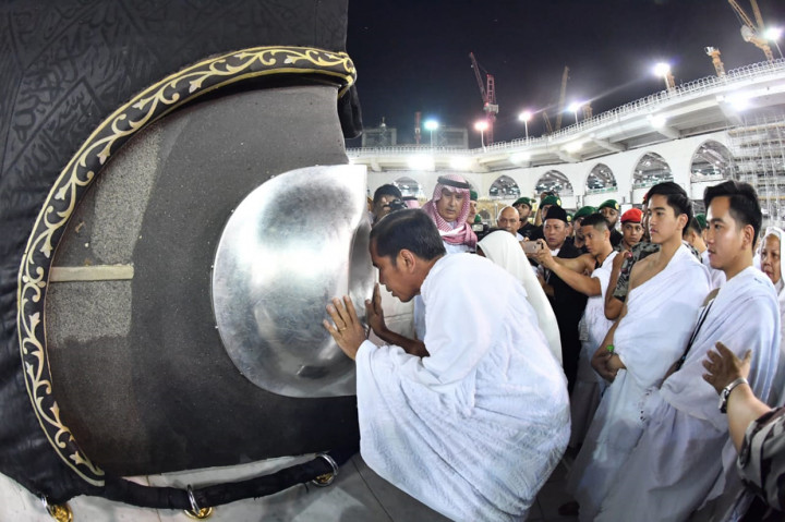 Umrah, Jokowi Masuk ke Dalam Kakbah