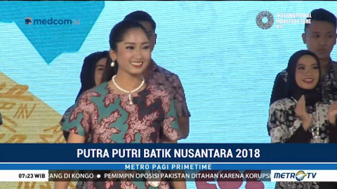 Pemilihan Putra Putri Batik Nusantara 2018 Promosikan Batik Bengkulu