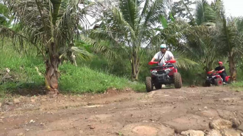 Wow! Bekas Tambang Pasir Disulap Jadi Sirkuit ATV Menantang di Cianjur